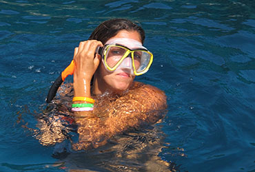surin snorkeling girl