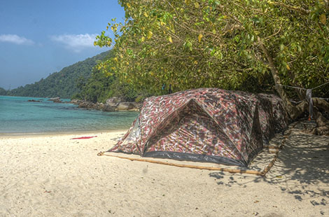 camping in the surin islands